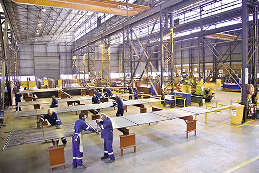Babcock Fabrication faclity 25 years