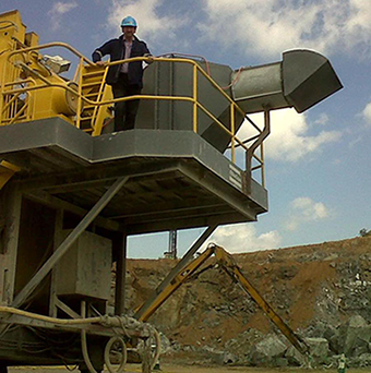 RTS spin filter dust control