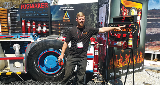 Fogmaker put through its paces at Electra Mining
