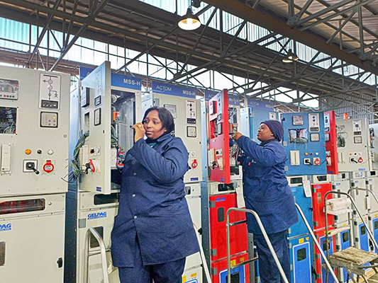 ACTOM MV Switchgear recently supplied 149 GELPAG SIS units for underground substations at the Kamoa Kakula copper mine