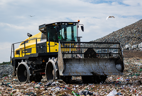 EnviroServ trials BOMAG waste compactor in South Africa