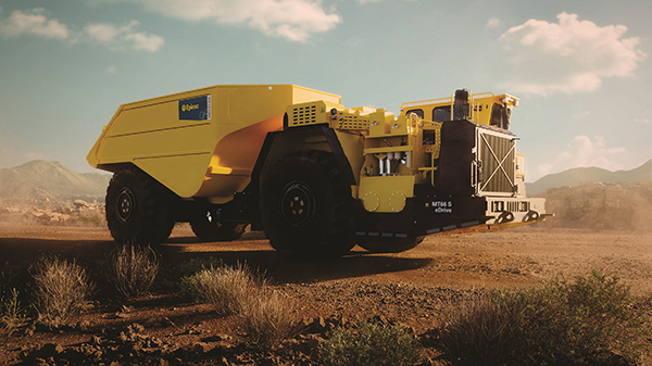 Epiroc Minetruck MT66 S eDrive