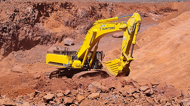 Sumitomo excavators for quarrying applications