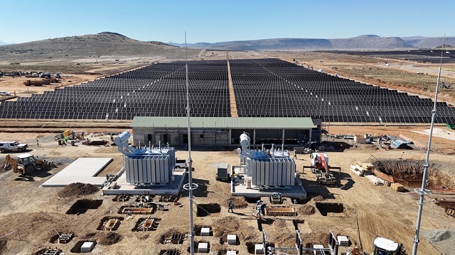 Koruson2 Mooiplats solar site construction