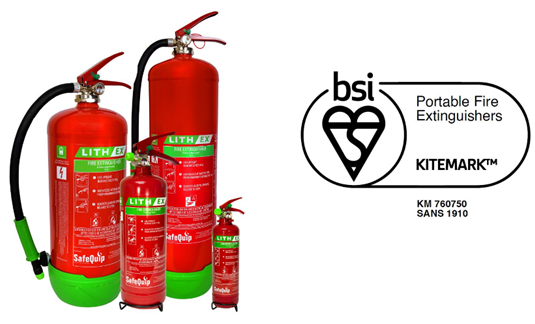 Certification update for lithium ion battery fire safety equipment