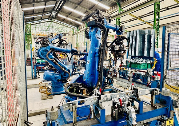 Malben Engineering makes use of automated robotic welding in its production of welded assemblies