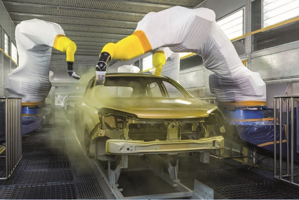 Rotary atomisers for efficient paint spraying 