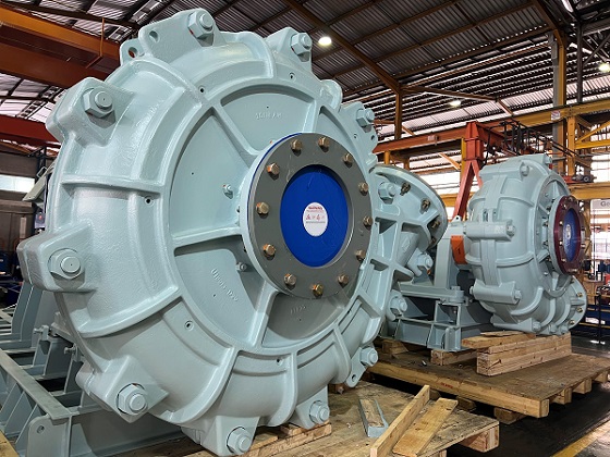 Wear resistant overlay extends life of Warman shaft sleeves