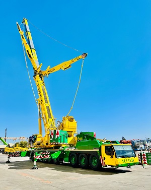 Allied Crane Hire takes delivery of first Liebherr LTM 1650 8.1 crane in Africa