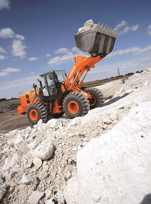 Hitachi ZW310 5A wheel loader power efficiency and durability in heavy duty operations