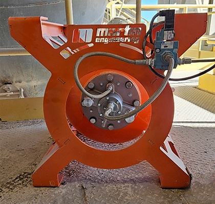 Martin X Stand improves air cannon efficiency and safety