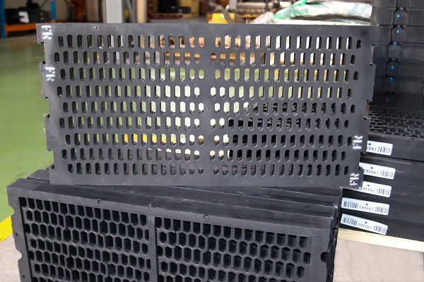 Multotecs flame retardant rubber screen panels