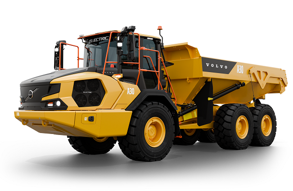 Volvo Construction Equipment unveils world first electric articulated haulers