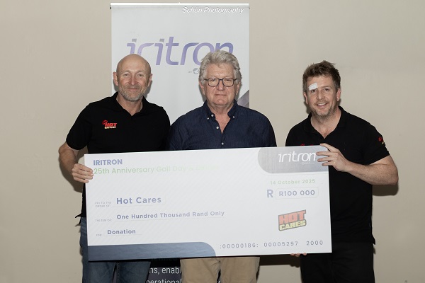 Iritrons 25th anniversary golf day raises R100K for charity