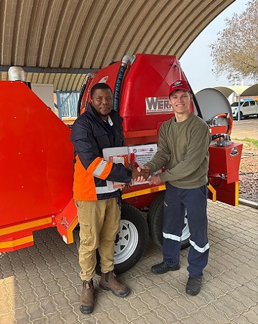 First Werner Pumps trailer in Botswana handed over to Gaborone Municipality