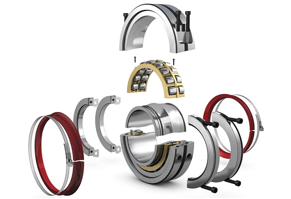 SKF Cooper sealed split spherical roller bearings boast a split design