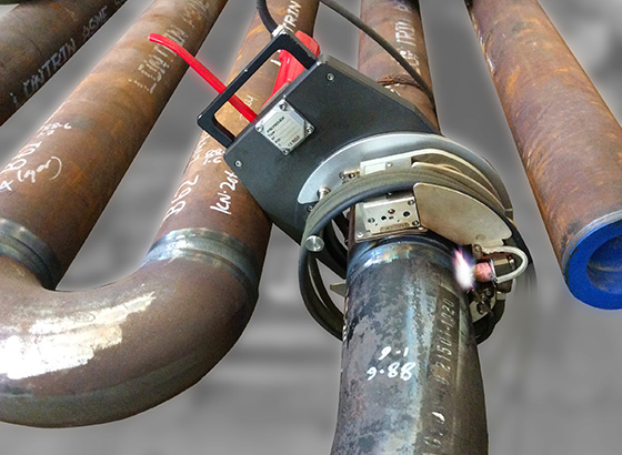 Orbital pipe welding Polysoude Application MUIV HD