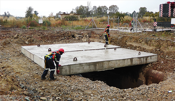 Jet Demolition secures redundant mine shafts