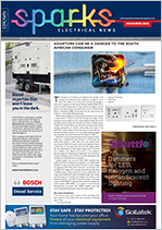 Sparks Electrical News November 2020 cover
