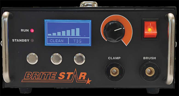 The Britestar 1600 the electrolytic cleaning solution from SAs Starweld