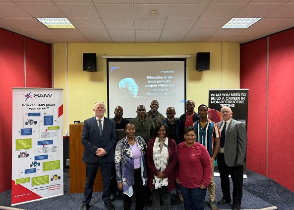 With delegates from Department of Energy and Electricity NECSA and SAIW