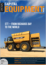 Capital Equipment News November cover 2020