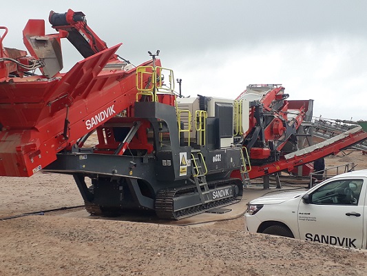 Sandvik and SR raise bar in support for aggregate crushing