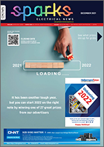 Sparks Electrical News December 2021 cover