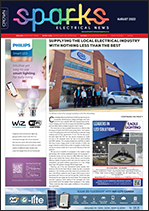 Sparks Electrical News August 2022 cover