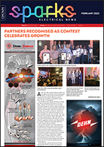 Sparks Electrical News February 2023 cover