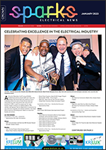 Sparks Electrical News January 2023 cover