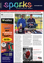 Sparks Electrical News November 2023 cover web