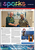 Sparks Electrical News October 2023 cover web