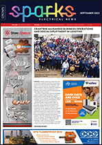 Sparks Electrical News September 2023 cover web