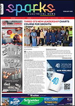 Sparks Electrical News February 2025 cover web